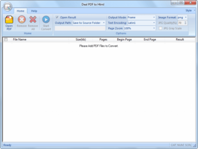 Deal PDF to HTML 2.0.0410