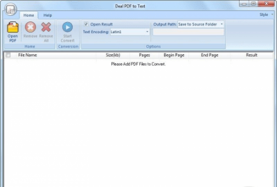 Deal PDF to Text 2.0.0410 Deal PDF to Text 2.0.0410