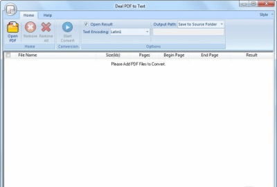 Deal PDF to Text 2.0.0410
