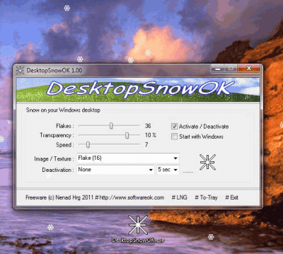 DesktopSnowOK 3.34