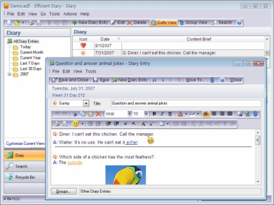 Diary Pro 5.50 Build 542