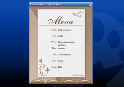 DinnerWiz 2.11 DinnerWiz 2.11
