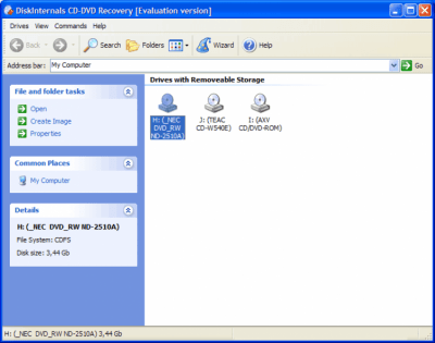 DiskInternals CD and DVD Recovery v2.0 last