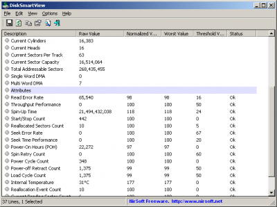DiskSmartView 1.21 DiskSmartView 1.21
