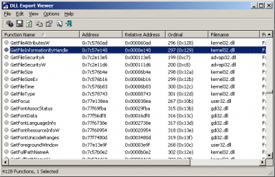 DLL Export Viewer 1.66 DLL Export Viewer 1.66