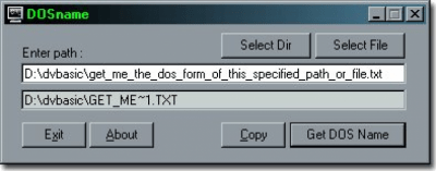 DOSname 1.0.2