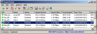 DownTester 1.30 DownTester 1.30