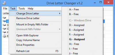 Drive Letter Changer 1.3