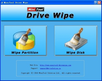 Drive Wipe last Drive Wipe last