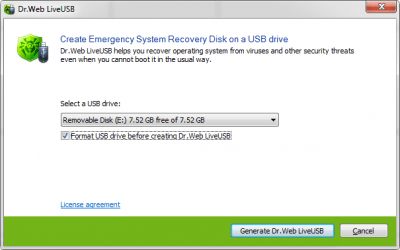 Dr.Web LiveDisk 9.0.0