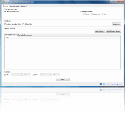 Duplicate Office File Remover Free 2.0 Duplicate Office File Remover Free 2.0
