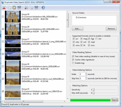 Duplicate Video Search 16.0.0 + код активации