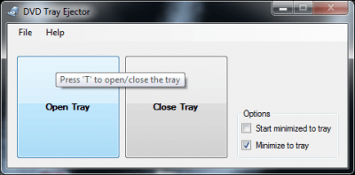 DVD Tray Ejector 1.0.0.1
