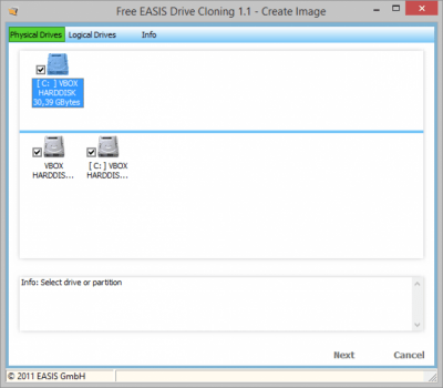 EASIS Drive Cloning 1.1