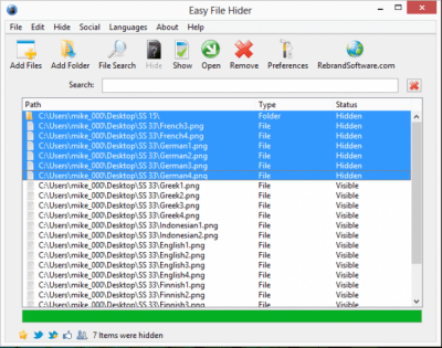 Easy File Hider 1.2 + keygen