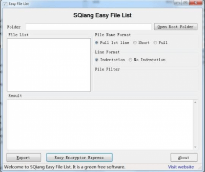 Easy File List 1.1 Easy File List 1.1