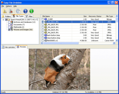 Easy NTFS File Undelete last