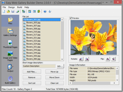 Easy Web Gallery Builder 2.0.0.2 Easy Web Gallery Builder 2.0.0.2
