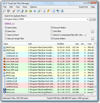 EF Duplicate Files Manager 22.01 + лицензионный ключ