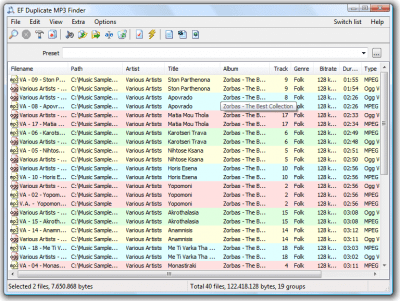 EF Duplicate MP3 Finder 22.05 + crack