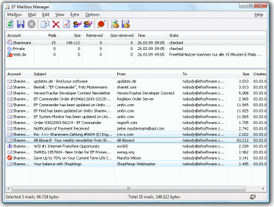 EF Mailbox Manager 21.05 + crack