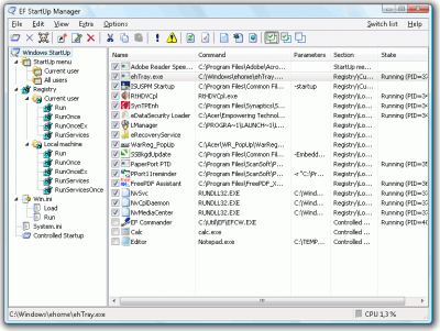 EF StartUp Manager 21.05 + keygen