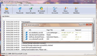 Elcomsoft Internet Password Breaker 3.0.3641 + лицензионный ключ Elcomsoft Internet Password Breaker 3.0.3641 + лицензионный ключ