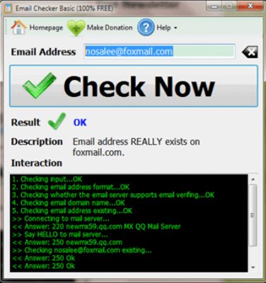 Email Checker Basic 1.0