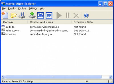 ePochta Whois Extractor 1.40 + лицензионный ключ