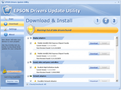 EPSON Drivers Update Utility 3.3