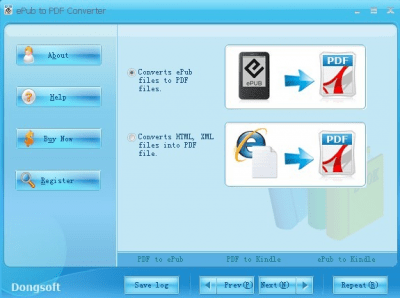 ePub to PDF Converter 2.0.4