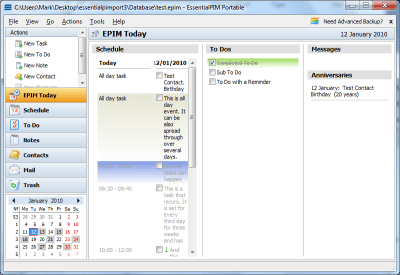 EssentialPIM Free Portable 8.51