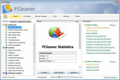 FCleaner Portable 1.3.1.621