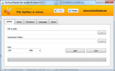 File Splitter & Joiner Portable 1.6.1