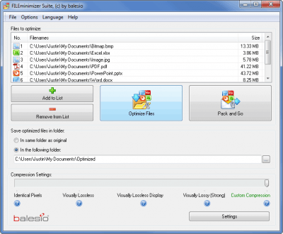 FILEminimizer Suite 8.0