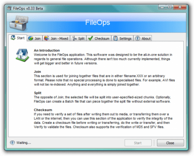 FileOps 0.33 FileOps 0.33