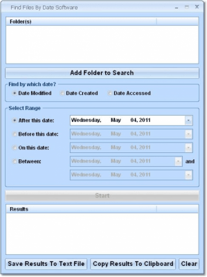 Find Files By Date Software 7.0 Find Files By Date Software 7.0