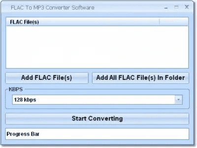 SobolSoft FLAC To MP3 1.0