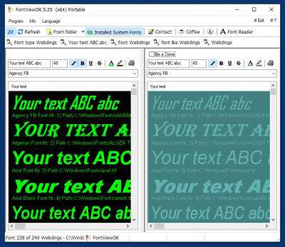 FontViewOK 7.07