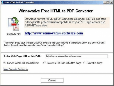 Free HTML to PDF Converter 14.5