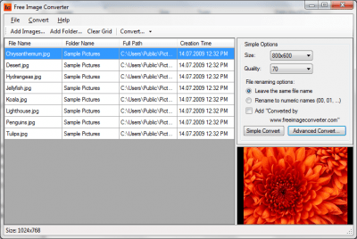 Free Image Converter 2.0.0.0