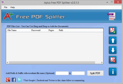 Free PDF Splitter 2.0.1.5