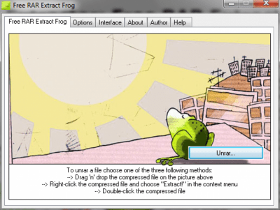 Free RAR Extract Frog 7.00 Free RAR Extract Frog 7.00
