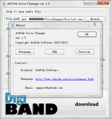 AthTek Free Voice Changer 1.5 AthTek Free Voice Changer 1.5