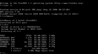 FreeDOS 1.2