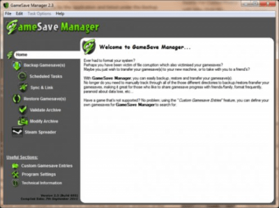 GameSave Manager 3.1.455.0 GameSave Manager 3.1.455.0
