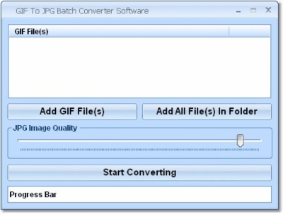 GIF To JPG Batch Converter 7.0