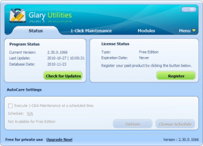 Glary Utilities Portable 5.191.0.220