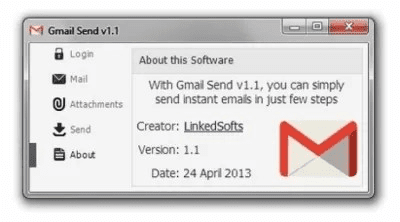 LinkedSofts Gmail Send 1.1