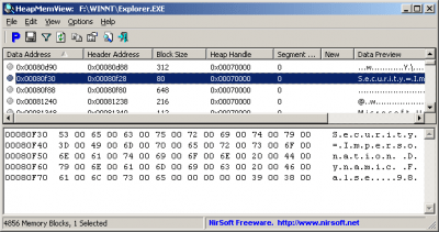 HeapMemView 1.05